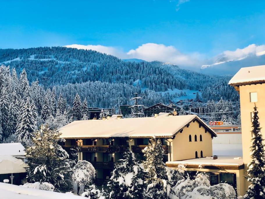 Modern Laax Apt, Swimming Pools, Wellness & Tennis Exterior photo